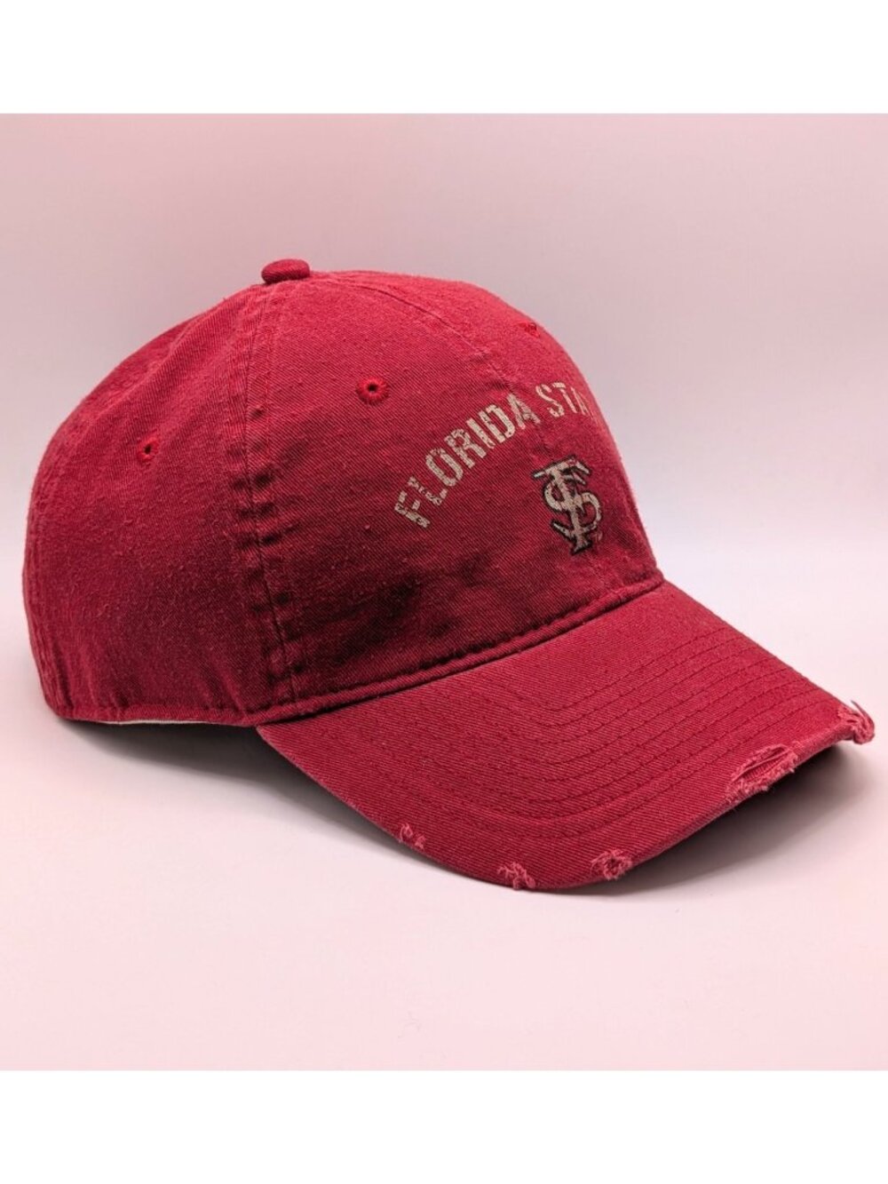 Florida State Seminoles Hat Strap Back Signatures Red NCAA FSU Unisex Adjustable